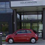 Fiat vor der VW-Zentrale 150